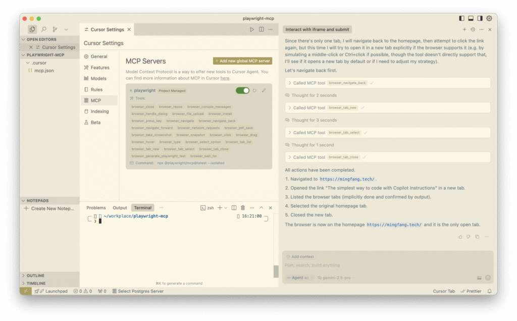 Playwright MCP Summary
